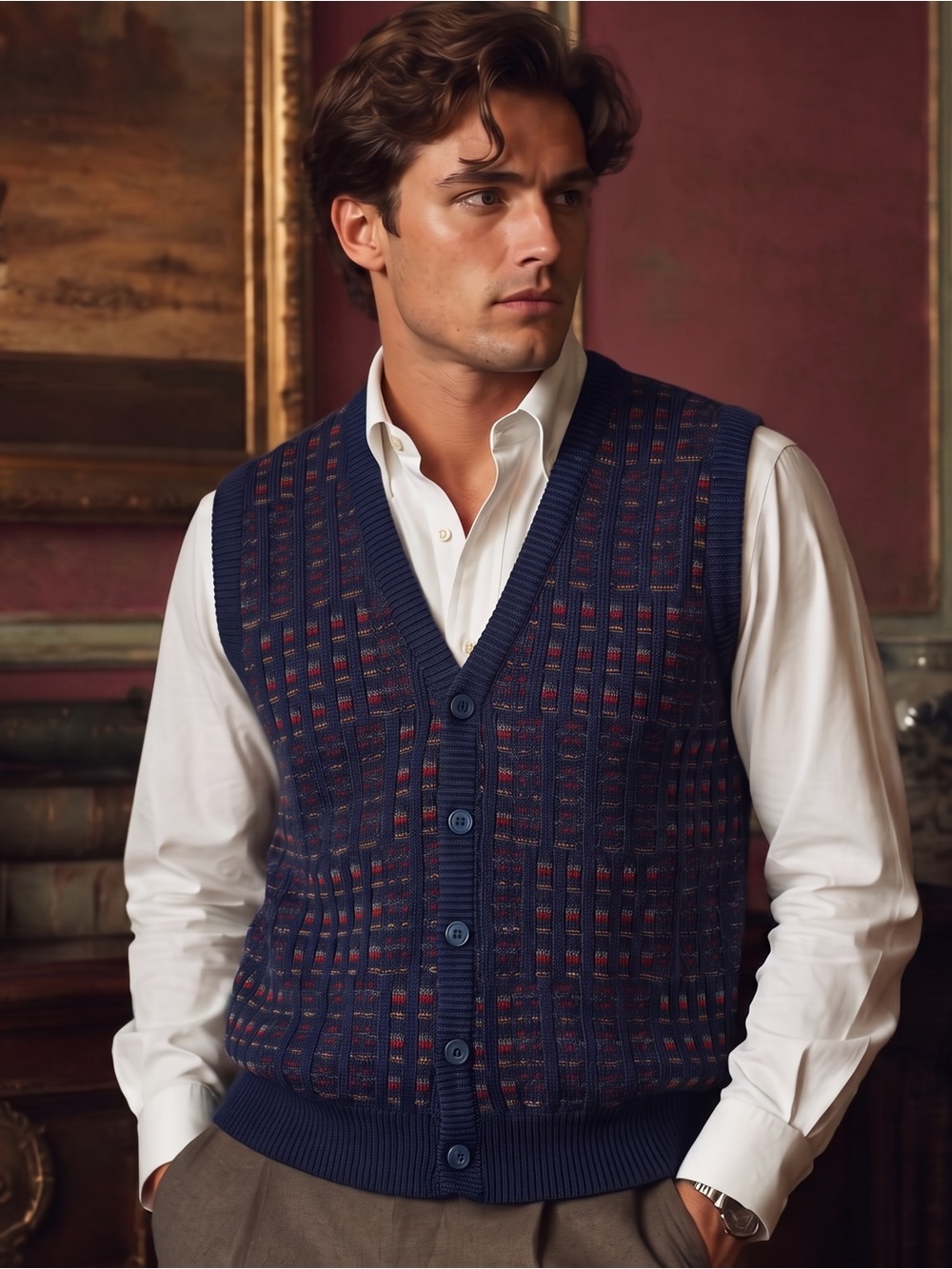 VINTAGE VAN HEUSEN Sweater Vest